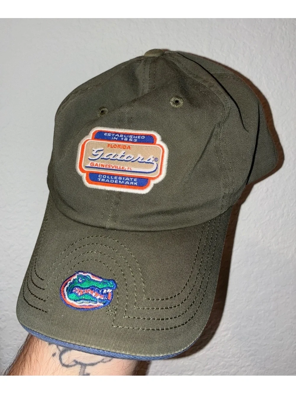 Vintage University of Florida Gators Logo Hat Strap Back Hat Trucker Hat NCAA